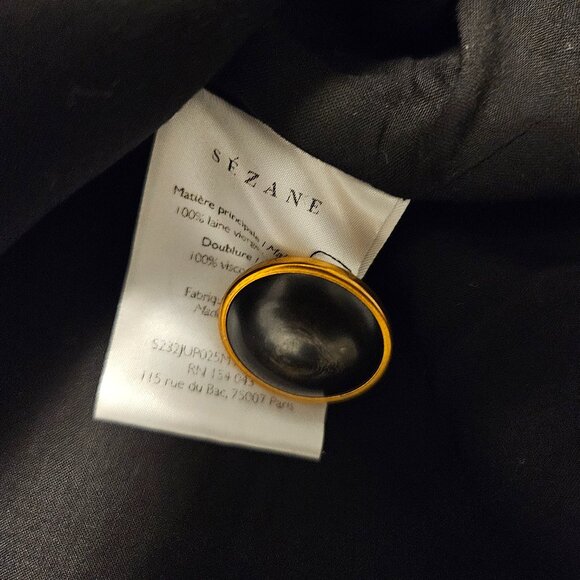 Sezane Asymmetrical Skirt in Tan - Picture 8 of 9